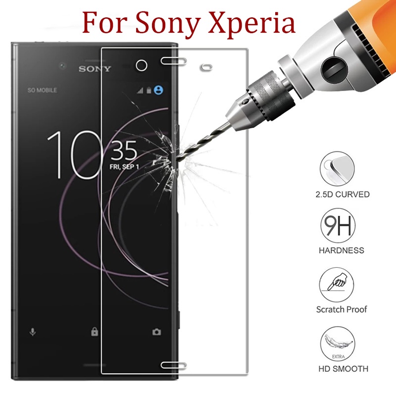 Kính cường lực cho Sony Xperia 5 1 10 XA2 XA1 Plus L3 XZ2 XZ1 XZ Premium Compact XA1 Ultra L1 L2 XZs