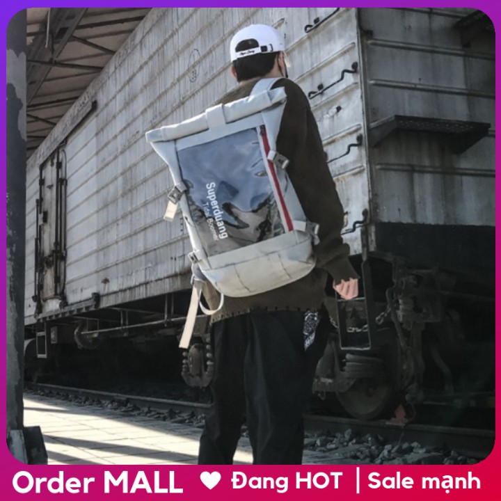 Balo nắp cuộn Ulzzang Hàn Quốc cực chất Balo sinh viên Order