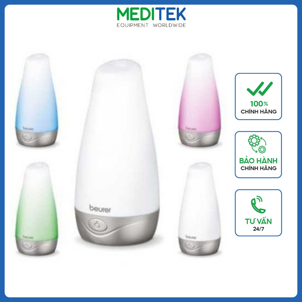 Đèn phun tinh dầu, diệt khuẩn, làm sạch không khí, Chính hãng Beurer LA30 Aroma Diffusor, Bảo hành 24 tháng