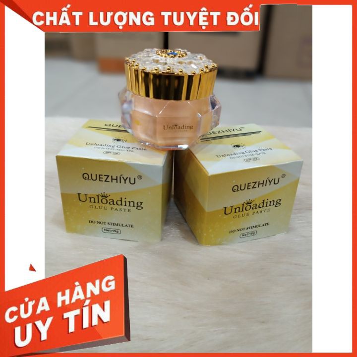 Sáp tháo gỡ mi hủ vàng FREESHIP sáp tháo mi không cay, nhỏ gọn, tiện dụng , thiết ké xinh xắn, khối lượng 15g