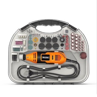 Bộ máy khoan khắc mài mini 200w và phụ kiện, bộ máy khoan mài khắc đa năng
