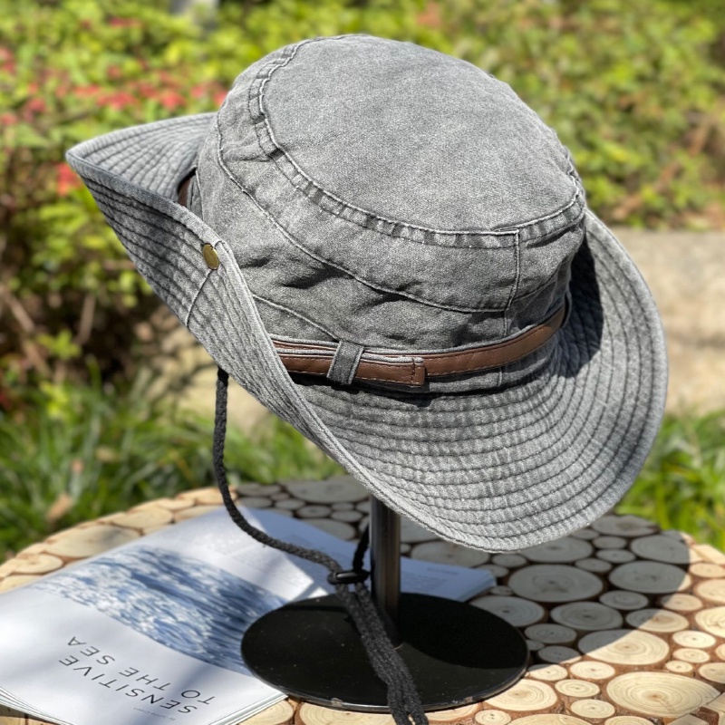 Mũ Cao Bồi Chống Tia Uv Thời Trang Mùa Hè Cho Nam Và Nữ