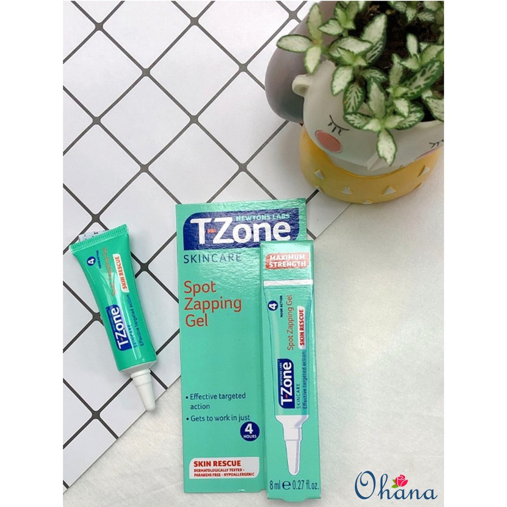 Gel Giảm Mụn Cấp Tốc, Ngăn Ngừa Mụn T-Zone Spot Zapping Gel 8ml