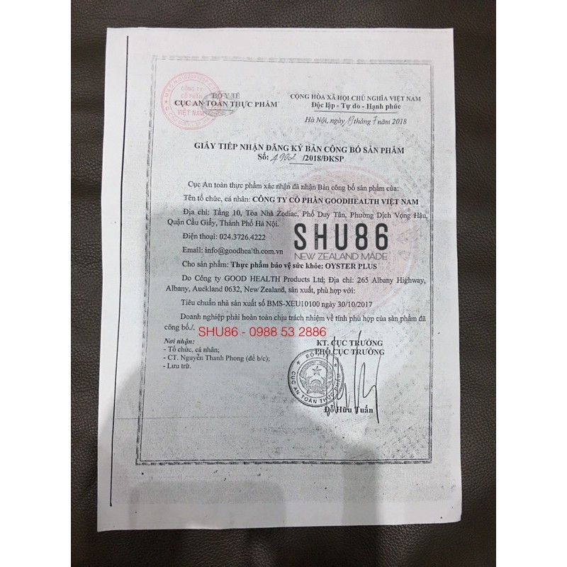 Tinh chất hàu Goodhealth Oyster Plus Zinc | BigBuy360 - bigbuy360.vn