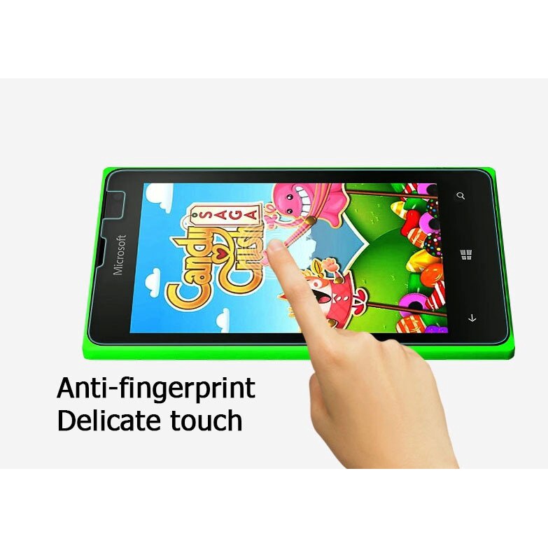 [Ảnh Thật] Kính CL NOKIA Microsoft Lumia 532 Cường Lực mài cạnh 2.5D 9H-0.26mm