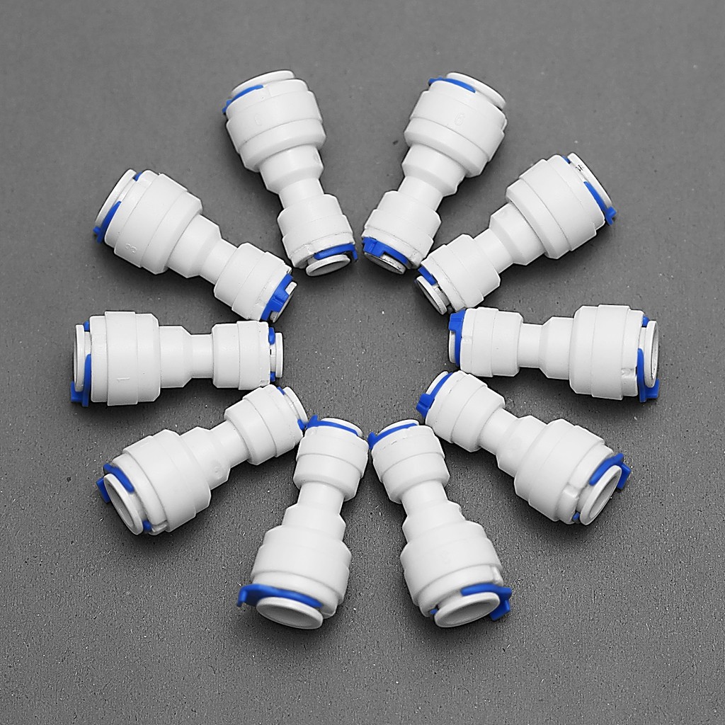 Bộ 10 nối thẳng 1 đầu dây 10 – 1 đầu dây 6mm nối nhanh