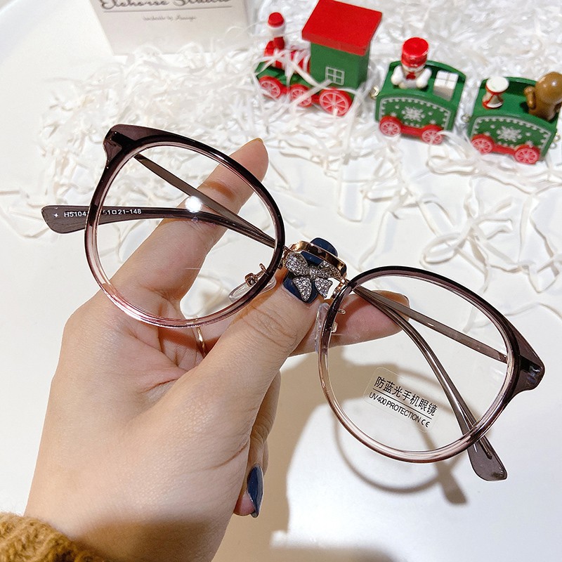 Mắt Kính Gọng Tròn Chống Ánh Sáng Xanh Thời Trang Hàn Quốc Jz5104 | BigBuy360 - bigbuy360.vn