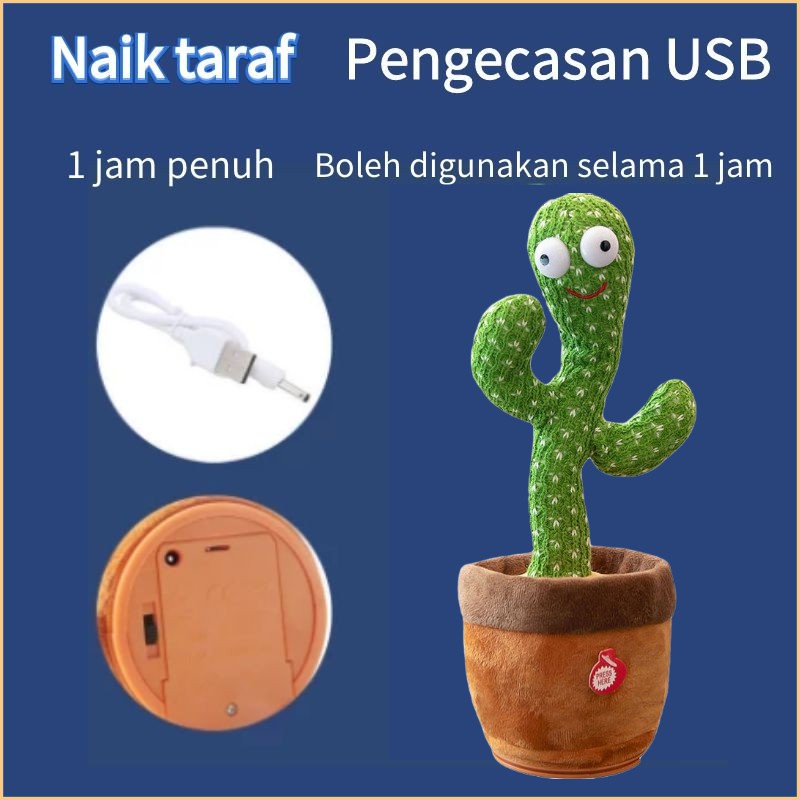 Đồ Chơi Búp Bê Nhảy Múa Xương Rồng kaktus menari 120 Đồ Chơi Trang Trí Phòng Ngủ Cho Trẻ Em