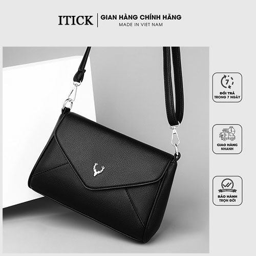 Túi Xách Nữ Đeo Chéo Da Cao Cấp Nhỏ Hình Dạng Bao Thư Phong Cách Đi Chơi- TX30