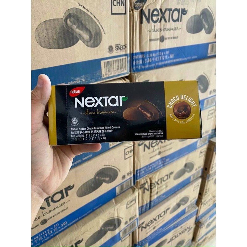 Hộp 8 bánh socola Nextar Nabati - 112g