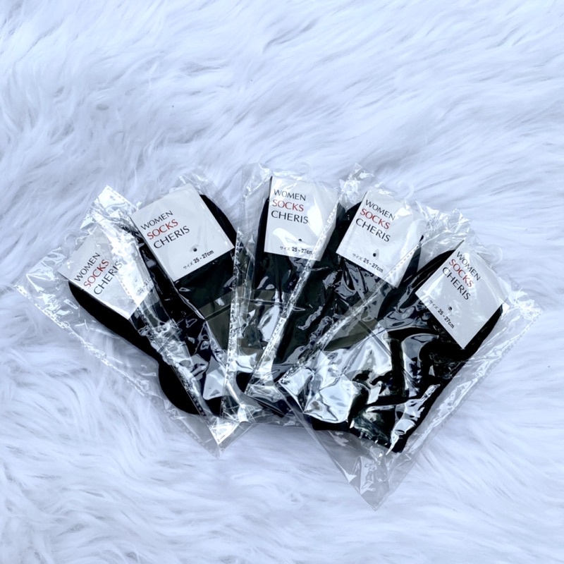 Vớ cổ ngắn đen full nam nữ, tất chân cổ ngắn công sở( hình thật)