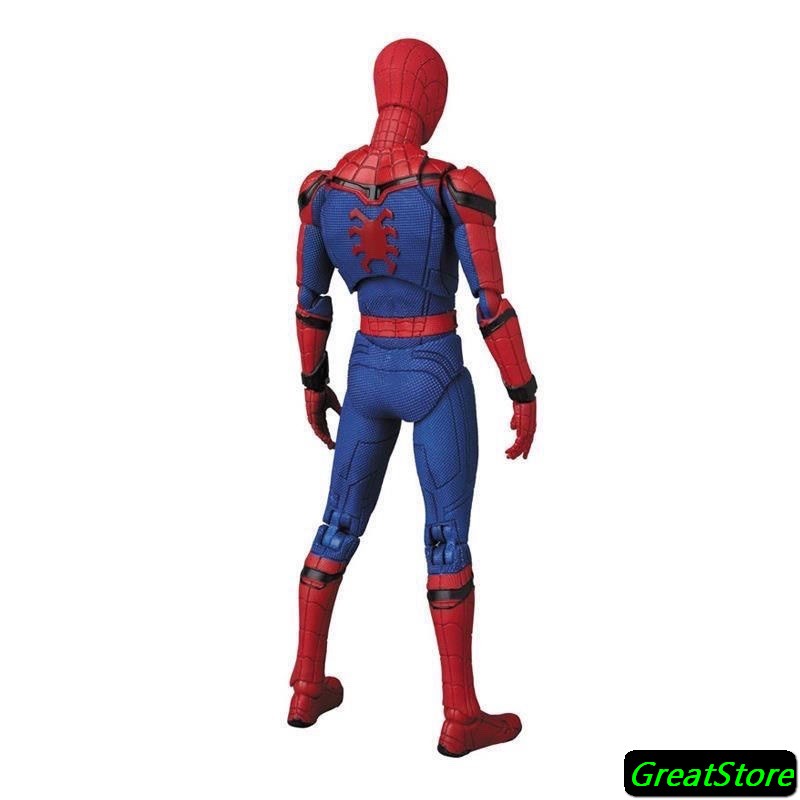 Mô hình nhân vật spider man Far From Home upgaded Suit FIGMA FIGURE MAF 113 AVENGERS cử động được 15cm