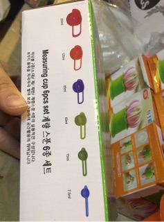 Bộ thìa đong teaspool 5 màu