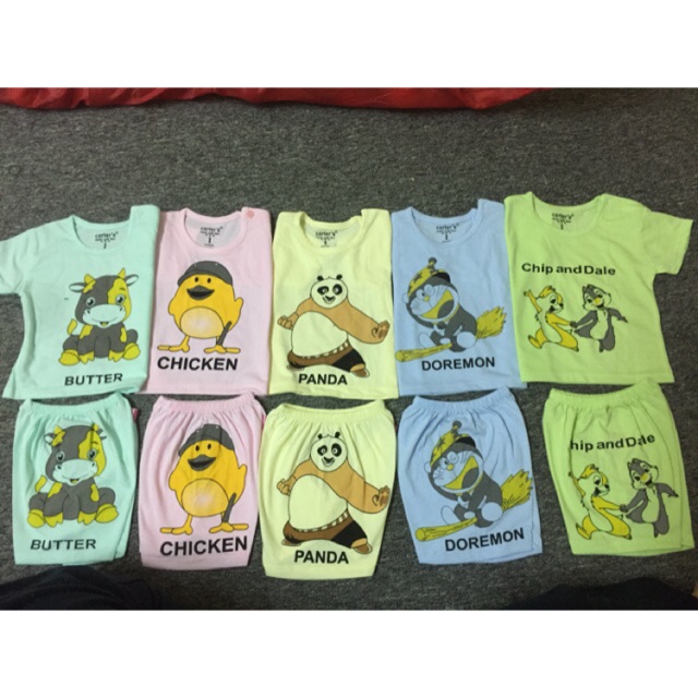 Set 5 bộ cộc bé trai/gái loại 1