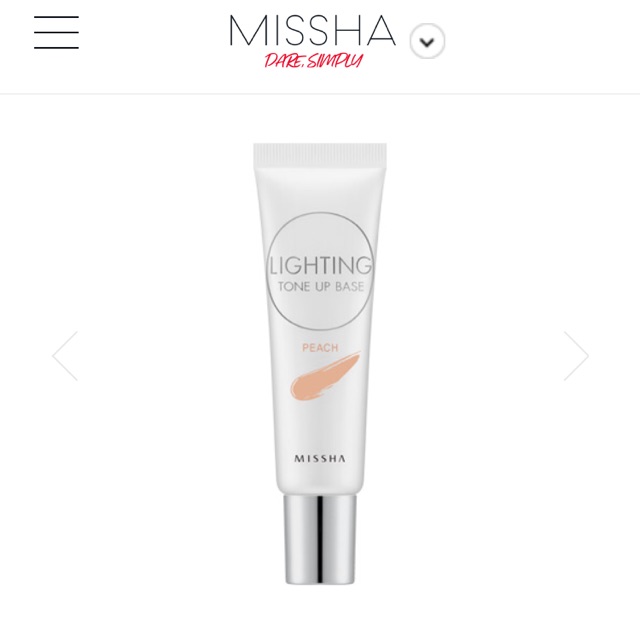 Kem lót Lasting Toneup Base Missha