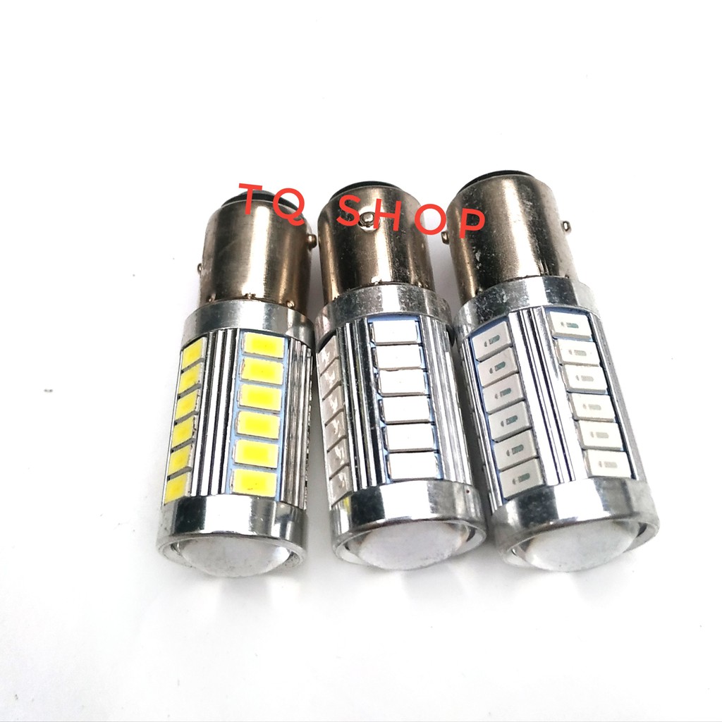 Đèn Hậu Nháy 33 Tim Led Đủ Màu < Nháy F1 Đạp Bóp Phanh là Nháy>