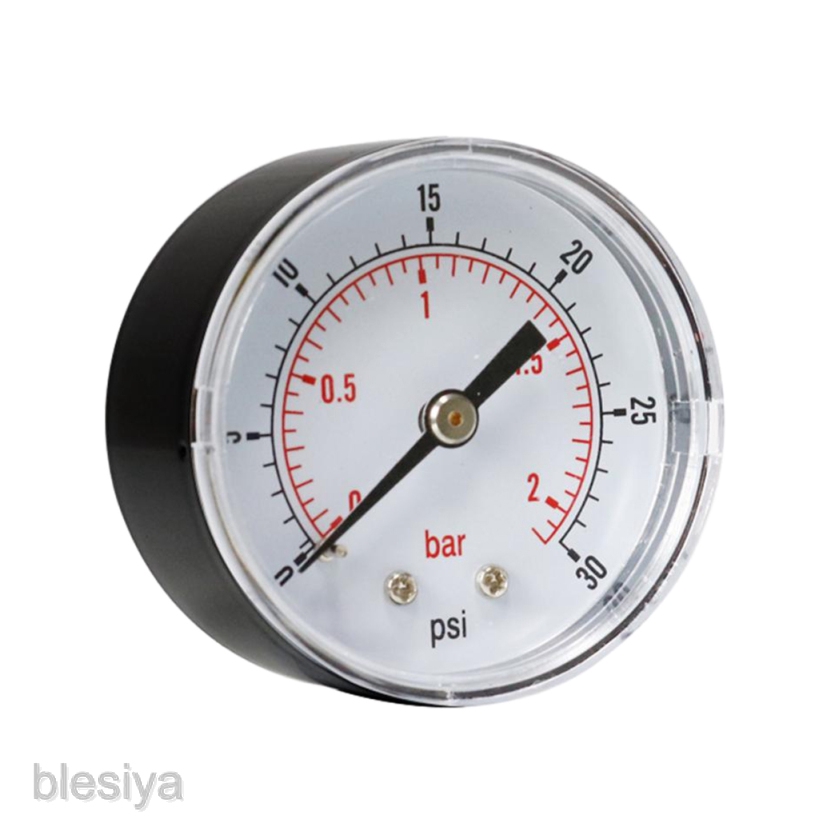 Đồng Hồ Đo Áp Suất Trục 0-30 PSI 1 / 4Bsp 0-2bar
