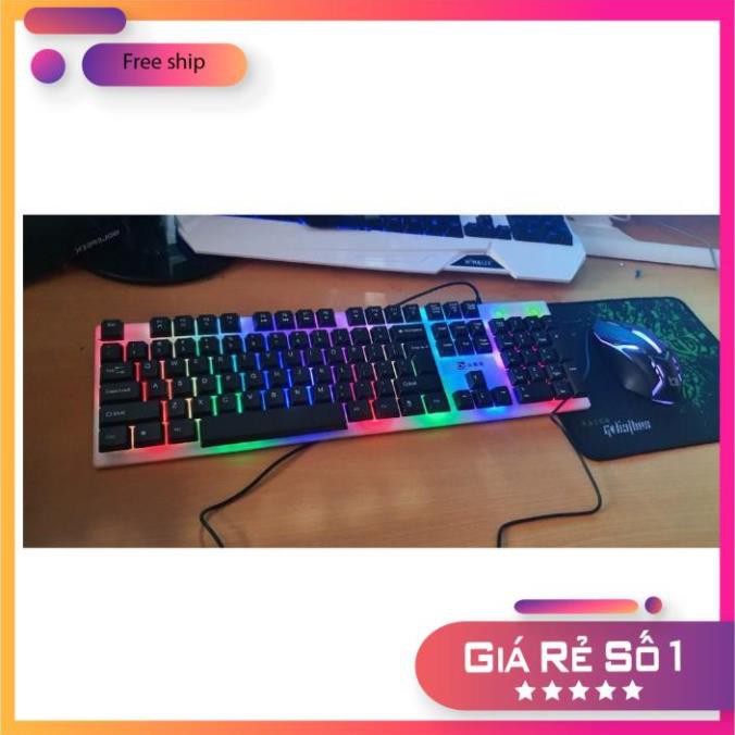 [Hàng xịn] Bộ Bàn Phím Chuột giả cơ LED 7 Màu Q300 , Phím nhậy , độ nhẩy cao - BH-24 THÁNG | BigBuy360 - bigbuy360.vn