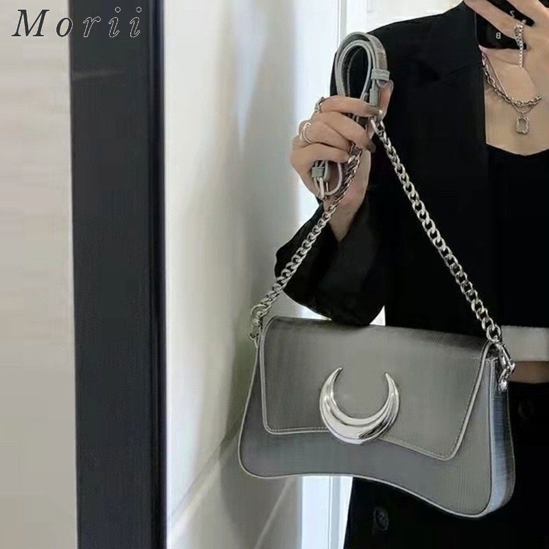 Hàng Mới Về Túi Xách Đeo Vai Họa Tiết Mặt Trăng 5D Màu gradient Thời Trang Mùa Hè