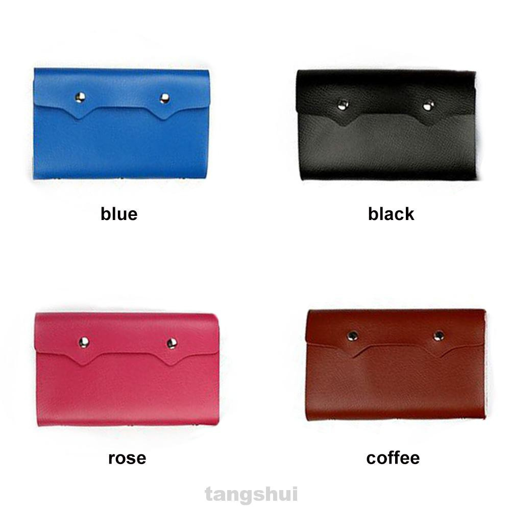 Túi Đựng Thẻ 108 Ngăn Bằng Da Pu Màu Trơn | BigBuy360 - bigbuy360.vn