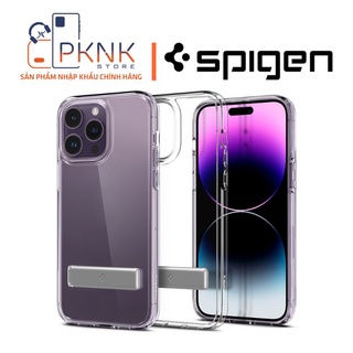 Ốp lưng spigen ultra hybrid s crystal clear 14 promax 14 plus 14 pro 14