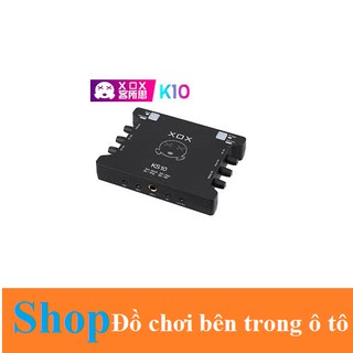 Sound card XOX K10 là phiên bản nâng cấp của Sound Card XOX KS108
