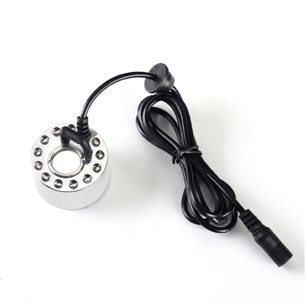 máy Phun Sương tạo ẩm 12 LED – bán riêng Động cơ tạo hơi nước sương khói bể cá, non bộ / Nguồn Adapter 24V 1A
