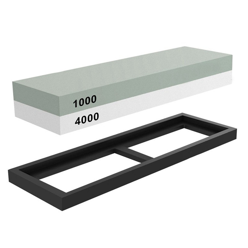Đá mài dao 1000/4000 Grit kèm giá đỡ