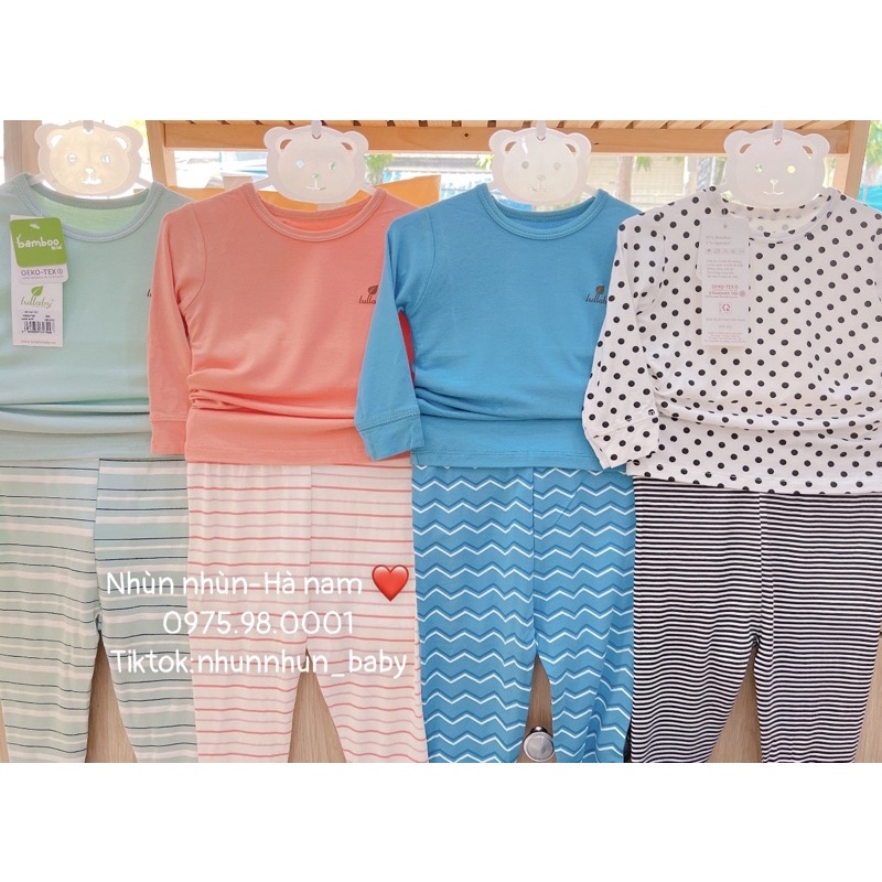 (Hà nam/Lullaby)Bộ cotton petit Lullaby mẫu mới các màu 3-6m tới 4y