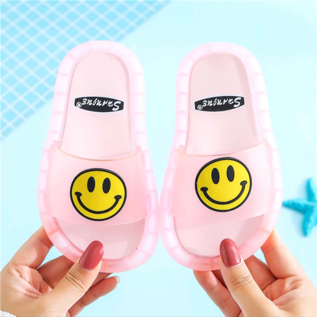 Dép Smile gắn led vui nhộn , dép mặt cười nhấp nháy tuyệt diệu cho bé