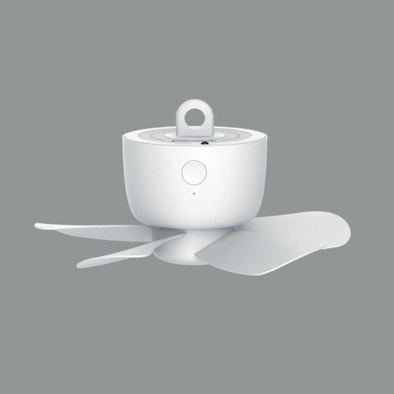 Quạt Trần Mini Điều Khiển Từ Xa 4 Bánh Răng 8000mAh Có Thể Sạc Lại Dùng Cho Lều Cắm Trại