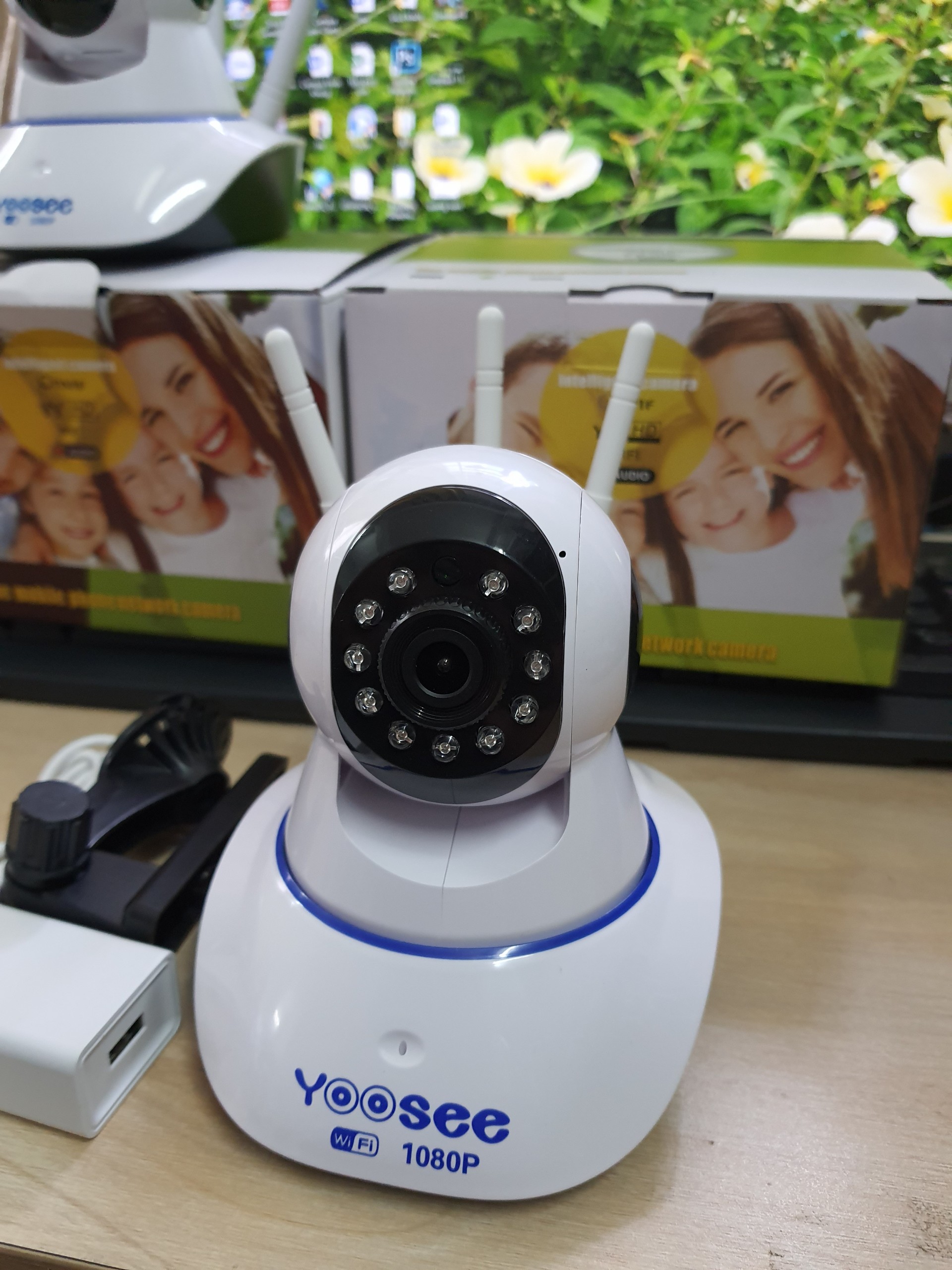 Camera ip Yoosee 3 râu Full HD 1080P - 2.0Mpx