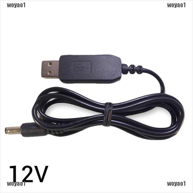 Dây cáp chuyển đổi nguồn DC 5V-12V cổng USB dành cho bộ định tuyến