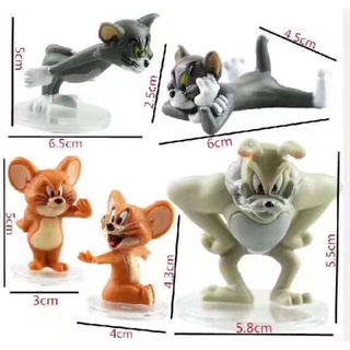 Set 5 Tom & jerry trang trí bánh