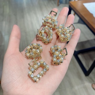 Kẹp Tóc Đính Đá Ngọc Trai Dễ Thương