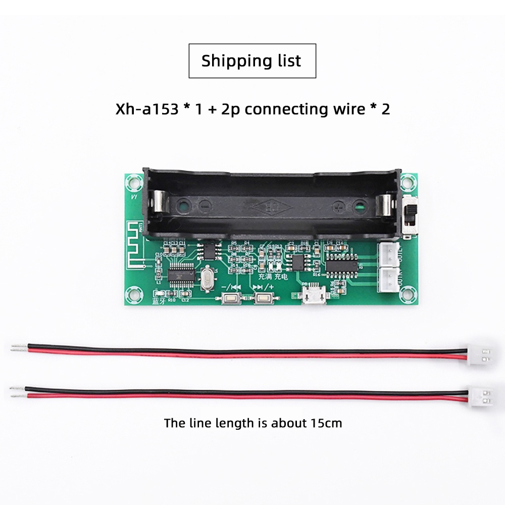 Bảng mạch khuếch đại công suất nguồn ZIQQUCU XH-A153 PAM8403 PAM8403 3Wx2 DC 5V bluetooth chuyên dụng
