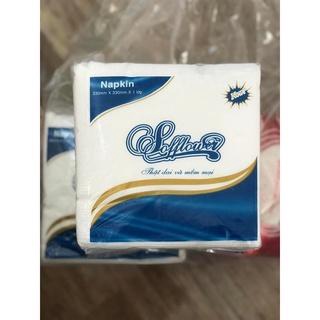 Giấy vuông safflower napkin 100 tờ