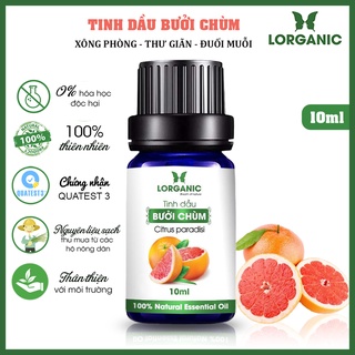 Tinh dầu bưởi chùm Lorganic (Citrus paradisi) 10ml, 50ml