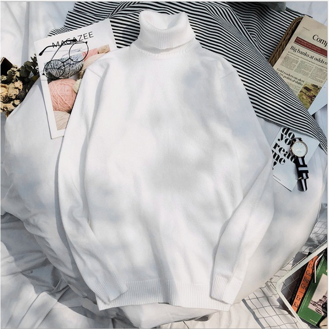 Áo len nam cổ lọ lông cừu đủ size từ 55 - 75kg chất đẹp -AL01 | BigBuy360 - bigbuy360.vn