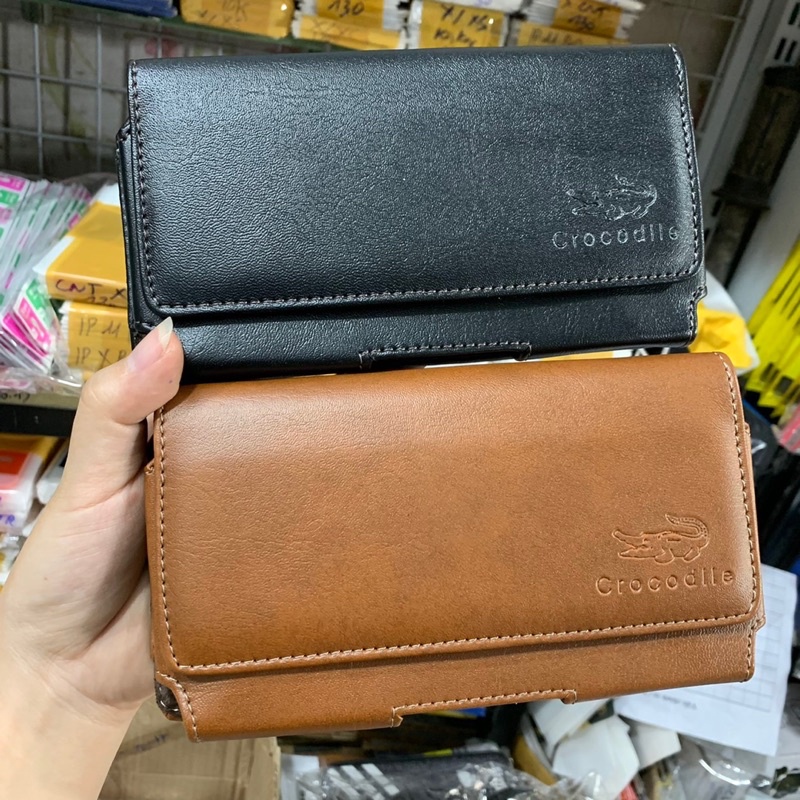 Bao da điện thoại đeo nịt tiện lợi có 3 size 6.0, 6.5, 7.0 vân kiểu da