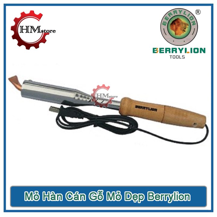 Mỏ Hàn Chì Mũi Dẹp Berrylion - Mỏ hàn chì cán gỗ Sư tử