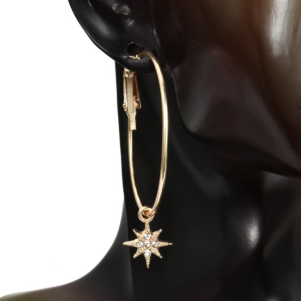 Set 4 khuyên tai đính hạt sang trọng cho nữ