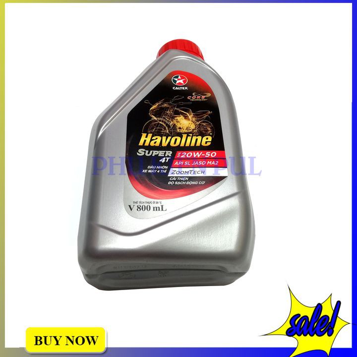 Dầu Nhớt Caltex Havoline Super 4T 800ml Cho Xe Máy