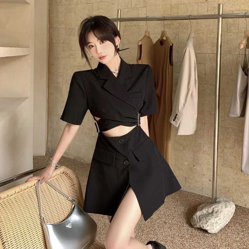 [Order] váy vest liền hở eo - Hàng Quảng Châu