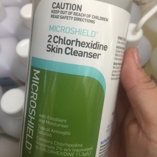 Dung dịch sát khuẩn ngoài da Microshield 2 Chlorhexidine Skin Cleanser
