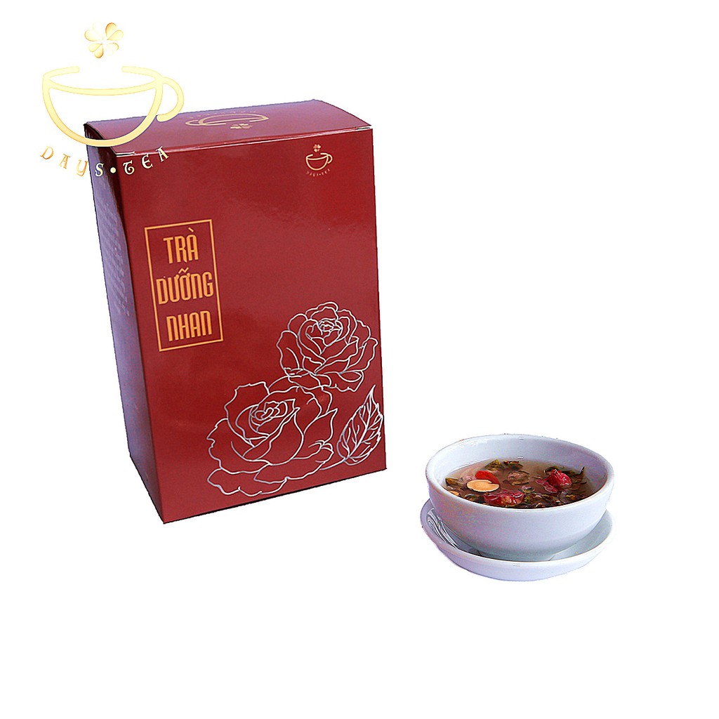 Mỹ Nhân Tâm Trà - Hoa Hồng, Hồng Táo, Kỷ Tử, Long Nhãn - Dưỡng sinh, bổ khí huyết, an thần - DaysTea