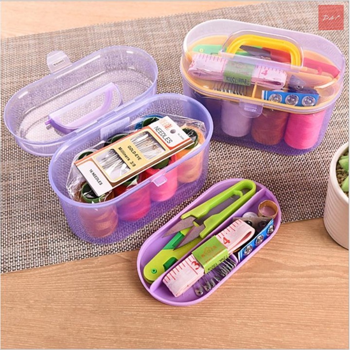 Hộp kim chỉ đa năng đầy đủ phụ kiện