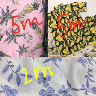 Séc vải 5m lụa hồng = 300... thô chuối 5m = 250... đũi 2m = 100k