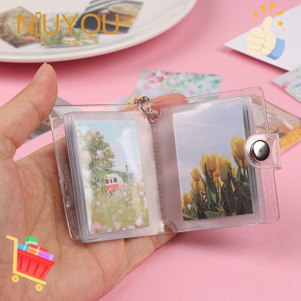 Móc chìa khóa hình chiếc ví PVC 2inch đựng hình ảnh / đồ trang sức / thẻ nhiều màu đẹp mắt