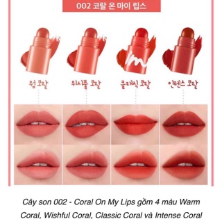 (TRẢ ORDER/ LIÊN HỆ TRC KHI ĐẶT) SON IM MEME MULTI LIP CRAYON